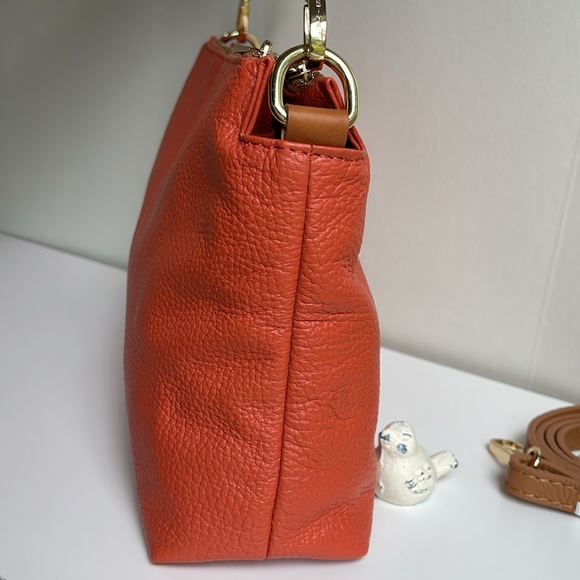 Valentina Triple Entry Genuine Leather Shoulder Crossbody Bag - Picture 7 of 16